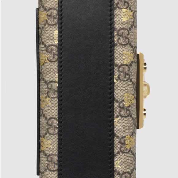 Gucci Padlock GG Bees Shoulder Bag - Picture 7 of 7